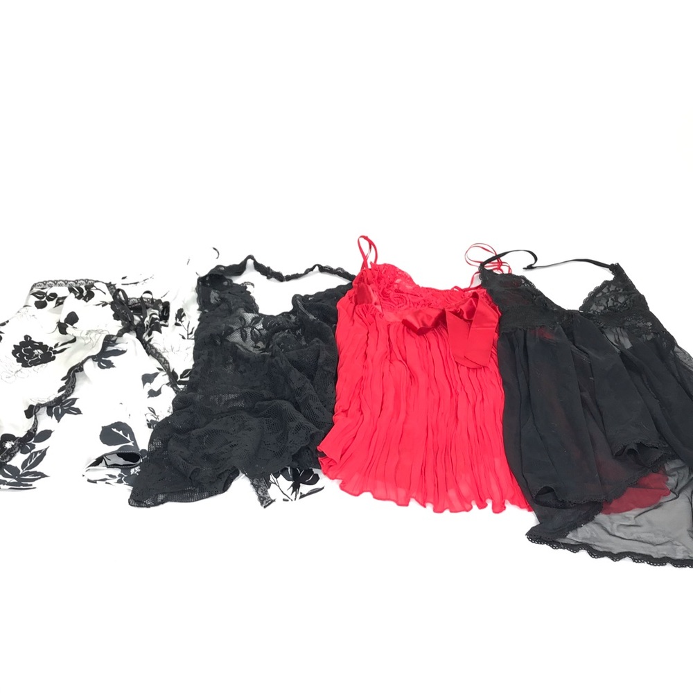 Victoria’s Secret Lingerie Babydoll Lot Of 4 Med